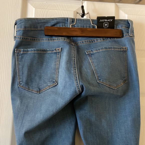 NWT Just Black denim medium was mid rise basic ankle skinny Jean 31x29 - Picture 9 of 11